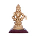Ayyappan Statue - 6 x 3 Inches | Resin Ayyappa Idol/ Ayyappa Vigraham for Pooja - Fibre Murties