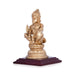 Ayyappan Statue - 6 x 3 Inches | Resin Ayyappa Idol/ Ayyappa Vigraham for Pooja - Fibre Murties