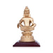 Ayyappan Statue - 6 x 3 Inches | Resin Ayyappa Idol/ Ayyappa Vigraham for Pooja - Fibre Murties