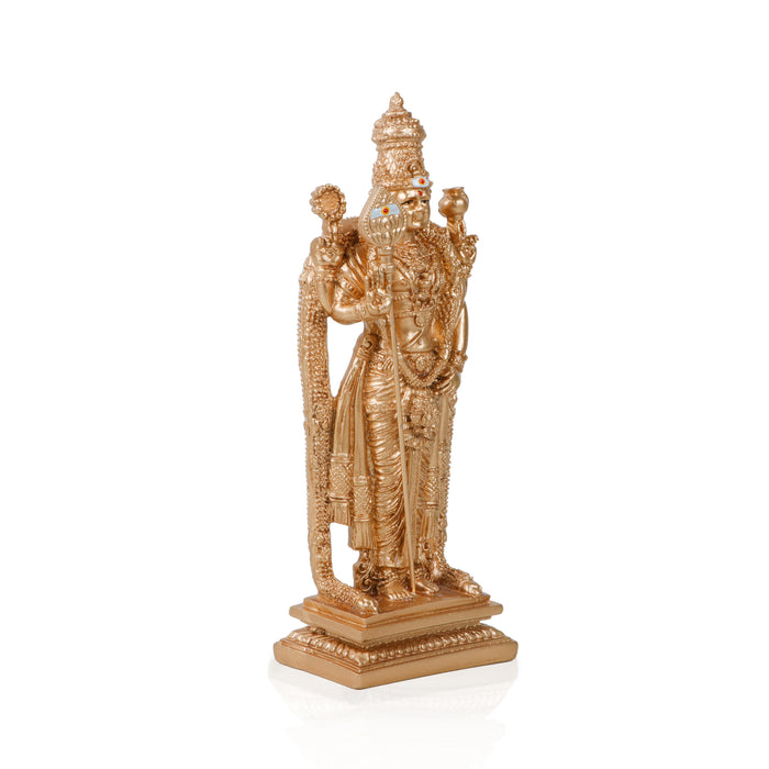 Murugan Statue - 6 Inches Siruvapuri | Murugan Idol/ Polyresin Murugan Silai for Pooja