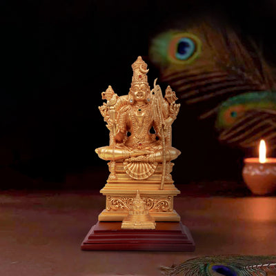 Kamatchi Amman Statue - 8 x 4.5 Inches | Kamatchi Amman Silai/ Kamakshi Idol for Pooja