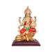 Mahalaxmi Murti - 9.5 x 7 Inches | Gold Polish Mahalakshmi Murti/ Resin Statue for Pooja - Fibre Murties