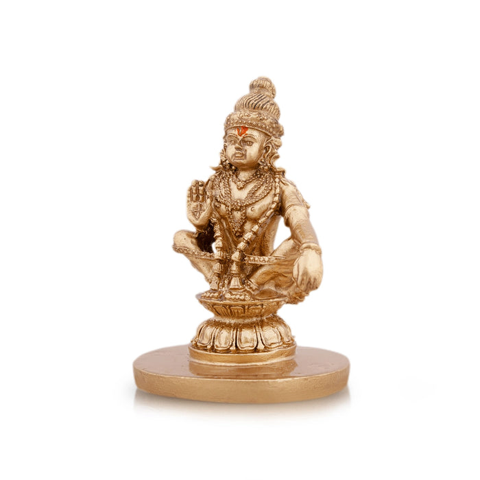 Ayyappan Statue - 2.5 x 1.75 Inches | Resin Statue/ Ayyappa Idol/ Ayyappan Vigraham for Pooja