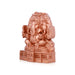 Panchamuga Ganesha Statue - 3 x 6 Inches | Copper Polish Vinayagar Statue/ Resin Statue for Pooja - Fibre Murties