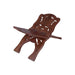 Rehal - 15 x 8 Inches | Wooden Rehal/ Angoori Design Rehal Stand/ Handcrafted Holy Book Stand for Reading - Book Stand
