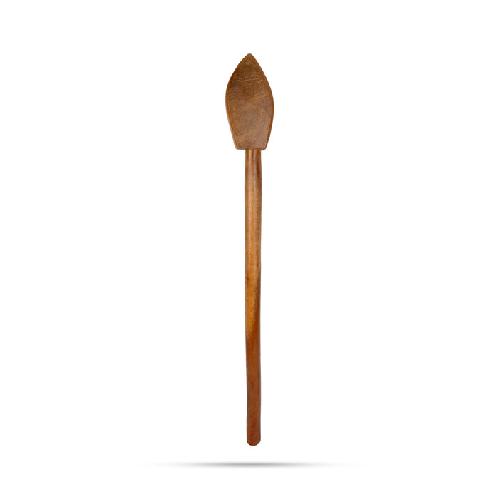 Havan Spoon - 25 Inches | Hawan Spoon/ Teak Wooden Spoon/ Havan Ghee Spoon For Homa Rituals And Ghee Offering - Panchapatra & Uddarani