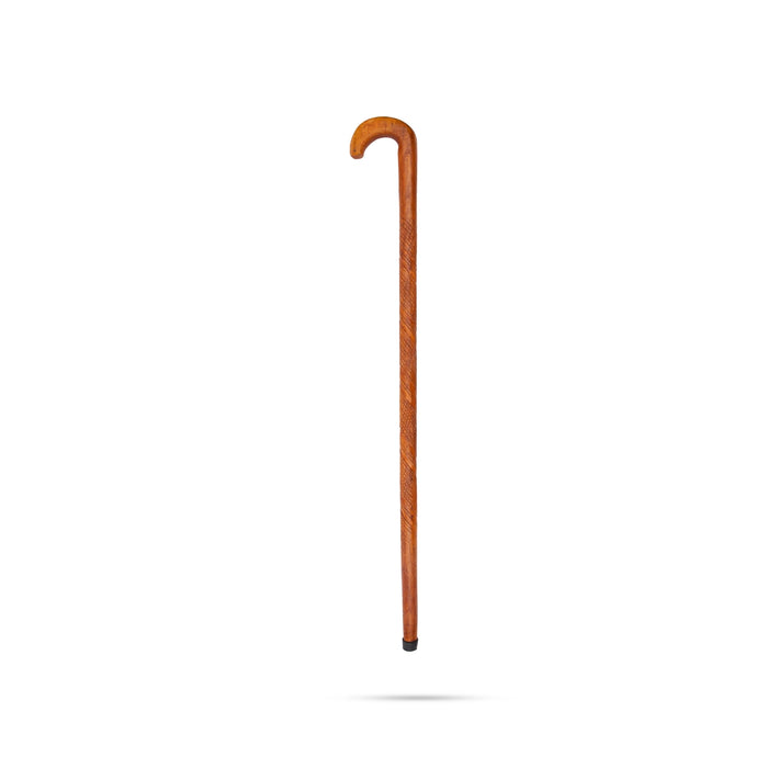 Walking Stick | Wooden Walking Stick/ Yellow Polish Wood Stick for Old Man