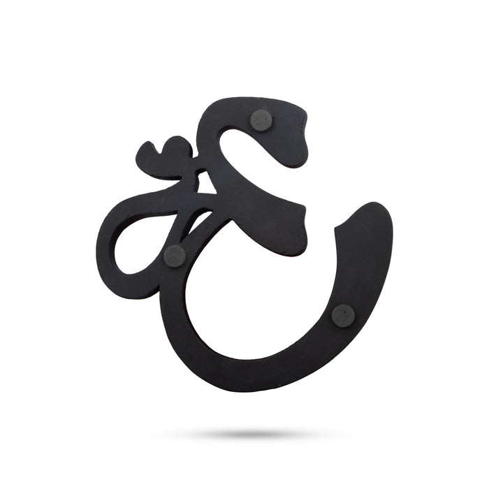 Wooden Wall Hanging - 7 x 7 Inches | Om Design Wall Hanger/ Wooden Wall Hanger for Home Decor/ 100 Gms Approx - Wall Hanging