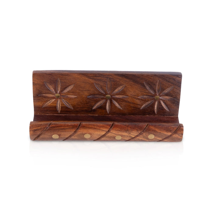 Mobile Stand - 2.5 x 6 Inches | Phone Stand / Wood Cell Phone Stand / Mobile Holder - Table Stand Accessories