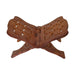 Wooden Book Stand - 8 x 15 Inches | Star & Jali Design Book Holder Stand/ Rehal/ Book Display Stand for Reading - Book Stand