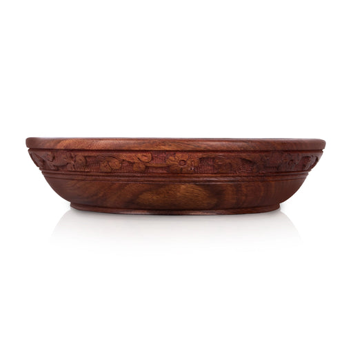 Wooden Bowl - 2 x 9 Inches | Hand Carved Bowl/ Kitchen Cup/ Wooden Cup for Home - Bowls