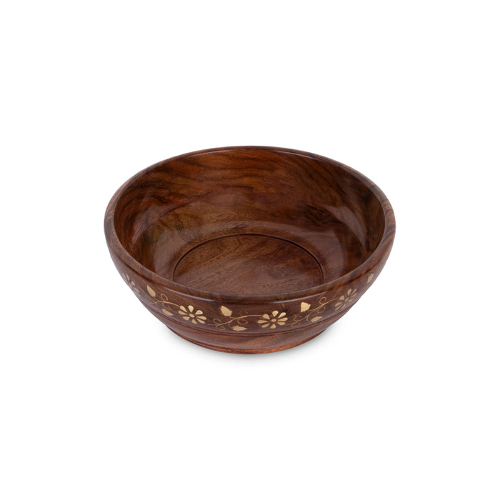 Wooden Bowl - 3 x 8 Inches | Wooden Cup/ Hand Crafted Bowl for Home - Bowls