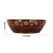 Wooden Bowl - 3 x 9 Inches | Kitchen Bowl/ Brass Design Cup/ Wooden Cup for Home - Bowls