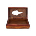 Wooden Tissue Box - 9 x 5 Inches | Handcrafted Tissues Holding Box for Home & Office - Handicraft Items