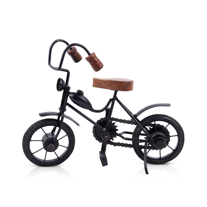 Miniature Bicycle - 8 x 10 Inches | Decorative Showpiece/ Cycle Miniature for Home Decor - Table Stand Accessories