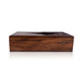 Wooden Tissue Box - 3 x 10 x 6 Inches | Hand Carved Wooden Tissue Holder With Brass Design for Home - Handicraft Items