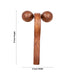 Hand Massager Multi Type With 2 Ball - 8 x 5 Inches | Hand Roller/ Wooden Massager for Pain Relief - Massage Accessories
