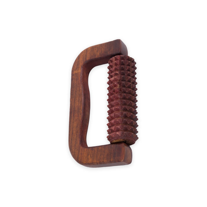 Hand Massager With Grip - 5.5 x 3 Inches | Wooden Body Massager/ Wooden Foot Massager for Pain Relief - Massage Accessories