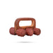 Wooden Hand 6 Wheel Massager - 3 x 4.5 Inches | Hand Massager/ Hand Roller/ Wooden Massager for Pain Relief - Massage Accessories