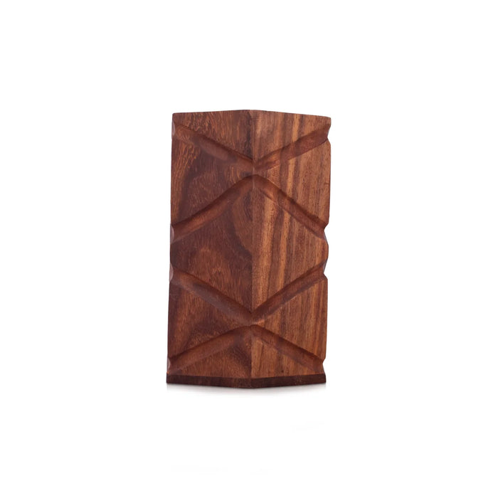 Pen Jar - 4.5 x 3 Inches | Wooden Pen Stand/ Pen Holder - Table Stand Accessories