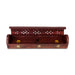 Agarbathi Box - 12 x 2.25 inches | lord ganesha design / wooden Incense box/ Dhoop sticks Holder - Agarbathi Stand