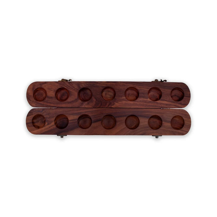 Pallanghuzi with Double Lock - 1.5 x 18 Inches | Aliguli Mane/ Mancala Board/ Traditional Games - Traditional Games & Toys