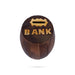 Money Saving Box - 5 x 2.75 Inches | Barrel Design Coin Box/ Wooden Money Bank for Kids & Savings - Traditional Games & Toys