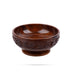 Wooden Bowl With Base - 3 x 6 Inches | Wooden Cup/ Flower Design Engraved Pooja Bowl for Home - Bowls