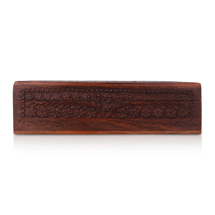 Jewel Box - 8 x 12 inches | Storage Box / Kashmiri Design Wooden Box / Wooden Container for Women - Handicraft Items