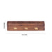 Incense Stick Holder - 2.5 x 10 Inches | Elephant Inlaid Design Agarbatti Box/ Wooden Agarbatti Stand for Pooja - Agarbathi Stand