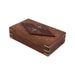 Box with Diamond work - 5 x 8 Inches | Diamond Shape Design Storage Box/ Wooden Jewel Box for Women & Gifting - Handicraft Items