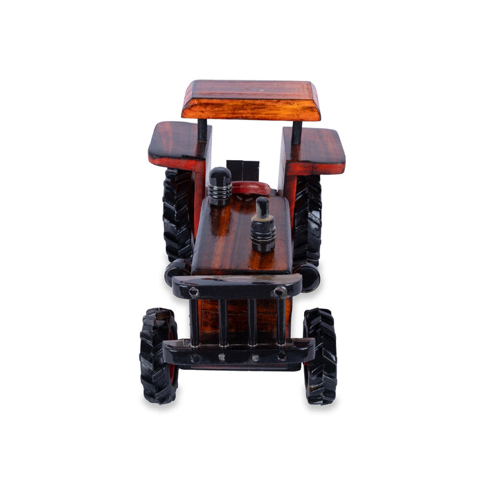 Wooden Tractor - 5 x 11 Inches | Wooden Tractor Toy / Farm Vehicle Toy for Kids & Home Decor
