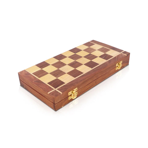 Chess Box with Coins - 1.5 x 12 Inches | Wooden Box/ Chess Box for Kids and Adult - Traditional Games & Toys