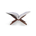 Wooden Book Stand - 12 x 5 Inches | Badroon Jali Design Rehal/ Book Holder Stand for Reading - Book Stand