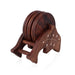 Wooden Coasters Set - 4.5 x 4.75 inches | Dolphin Shaped Wooden Table Coasters for Home - Kitchen