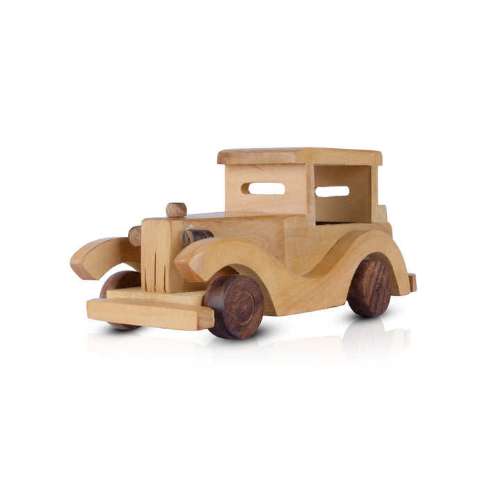 Vintage Toy - 4 x 10.5 Inches | Wooden Toy Car/ Wooden Car for Kids - Traditional Games & Toys