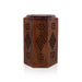 Money- Coin Box - 7 x 4.5 Inches | Octagon Shape Cash Box / Jali work design/ Wooden Money Box for savings - Handicraft Items