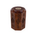 Money- Coin Box - 7 x 4.5 Inches | Octagon Shape Cash Box / Jali work design/ Wooden Money Box for savings - Handicraft Items