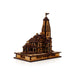 Ayodhya Ram Temple with LED - 6 x 5.5 Inches | Ayodhya Ram Mandir for Home Decor - Table Stand Accessories