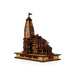 Ayodhya Ram Temple with LED - 6 x 5.5 Inches | Ayodhya Ram Mandir for Home Decor - Table Stand Accessories