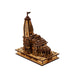 Ayodhya Ram Temple with LED - 6 x 5.5 Inches | Ayodhya Ram Mandir for Home Decor - Table Stand Accessories