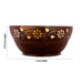 Wooden Bowl - 2.75 x 6 Inches | Wooden Cup/ Brass Design Bowl for Home - Bowls