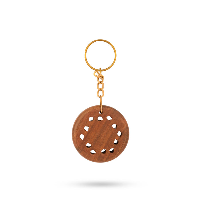 Om Keychain - 2 Inches | Om Symbol Key Ring / Spiritual Key Holder for Home, Car & Bike Keys