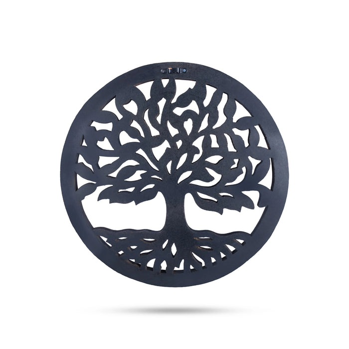 Wooden Wall Panel - 16 Inches| Tree Design Wall Hanging/ Round Tree Wall Art for Home & Office