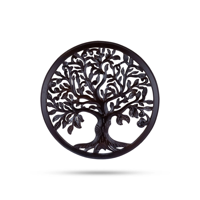 Tree Wall Panel - 22 Inches | Round Wooden Wall Hanging / Decorative Wall Art for Living Room & Interior Decor
