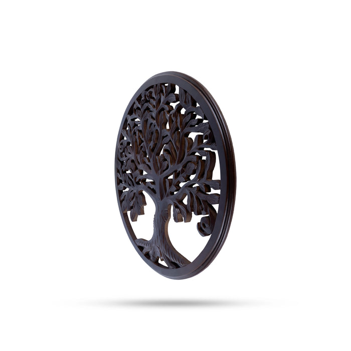 Tree Wall Panel - 22 Inches | Round Wooden Wall Hanging / Decorative Wall Art for Living Room & Interior Decor