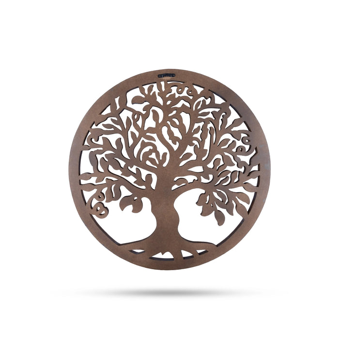 Tree Wall Panel - 22 Inches | Round Wooden Wall Hanging / Decorative Wall Art for Living Room & Interior Decor