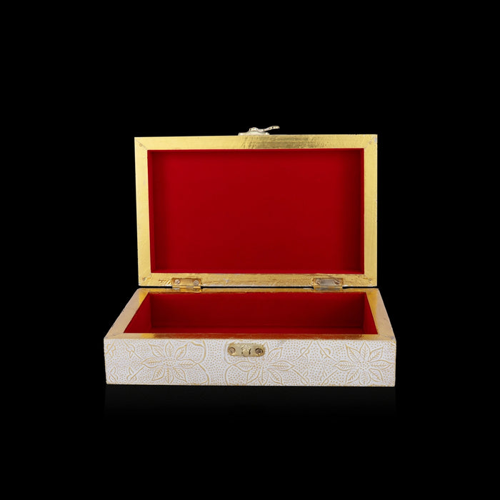 Storage Box - 2.5 x 8 Inches | Jewel Box/ Wooden Container/ Jewellery Box for Women