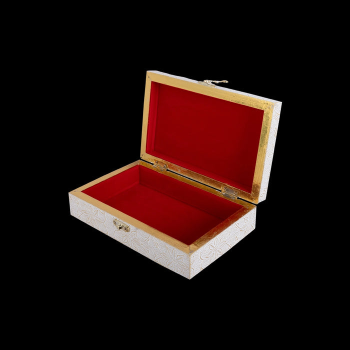 Storage Box - 2.5 x 8 Inches | Jewel Box/ Wooden Container/ Jewellery Box for Women