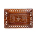 Fruit Tray - 1.5 x 12.5 Inches | Jali work Design Serving Tray / Table Tray / Wood Tray for Home - Pooja Plate & Tray